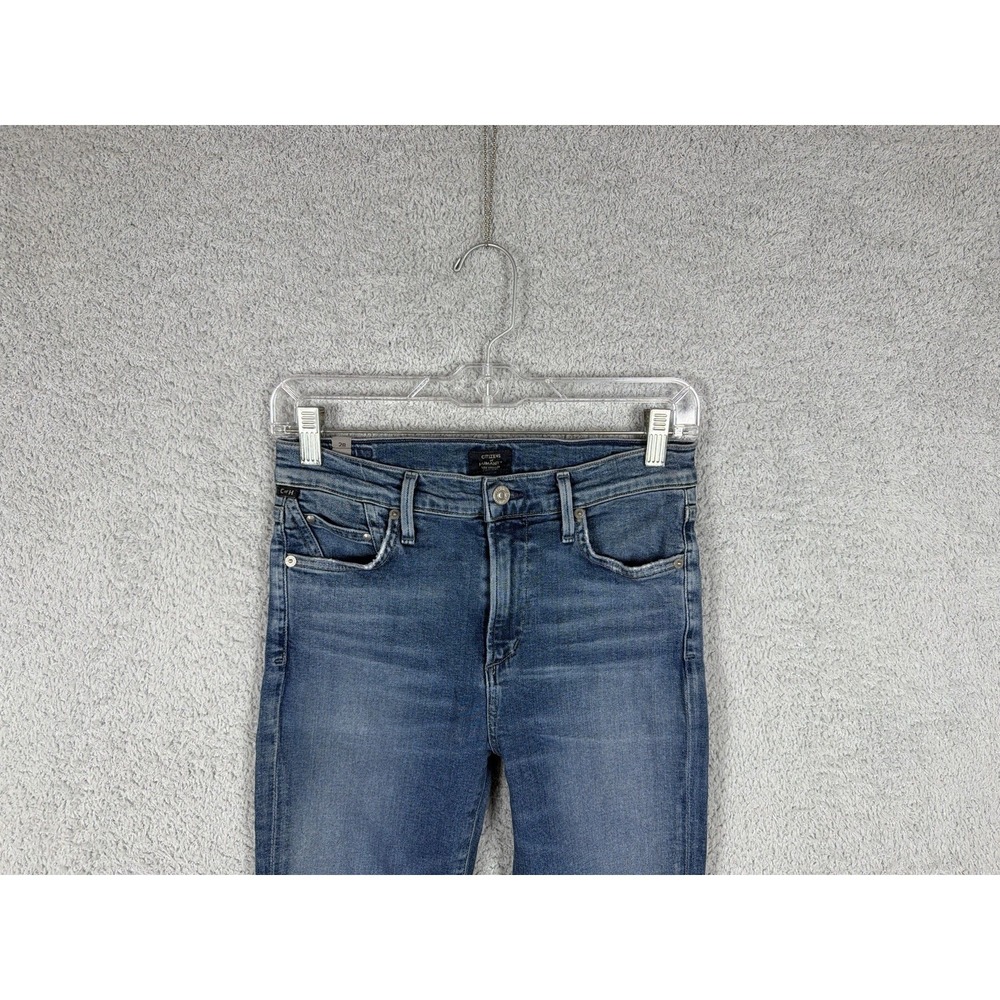Citizens Of Humanity Women's Size 28x25 Rocket‎ Crop High Rise Skinny Jeans Blue - Picture 7 of 15